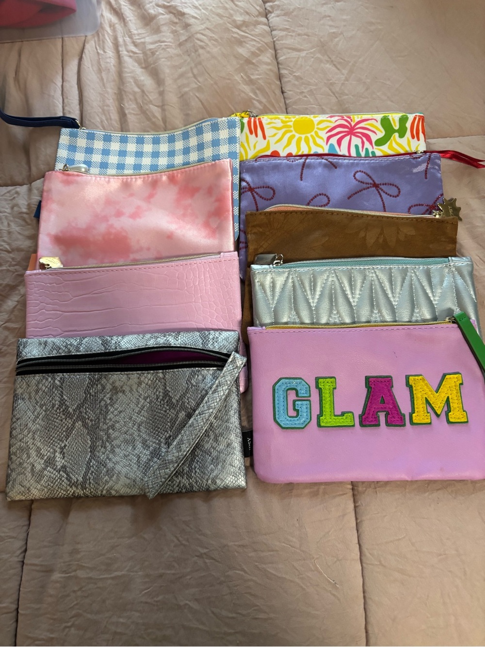 9 Ipsy makeup bags